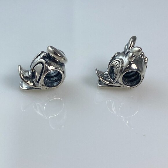 Daisy & Donald Duck Portrait Charms Sterling Silver - Picture 5 of 6